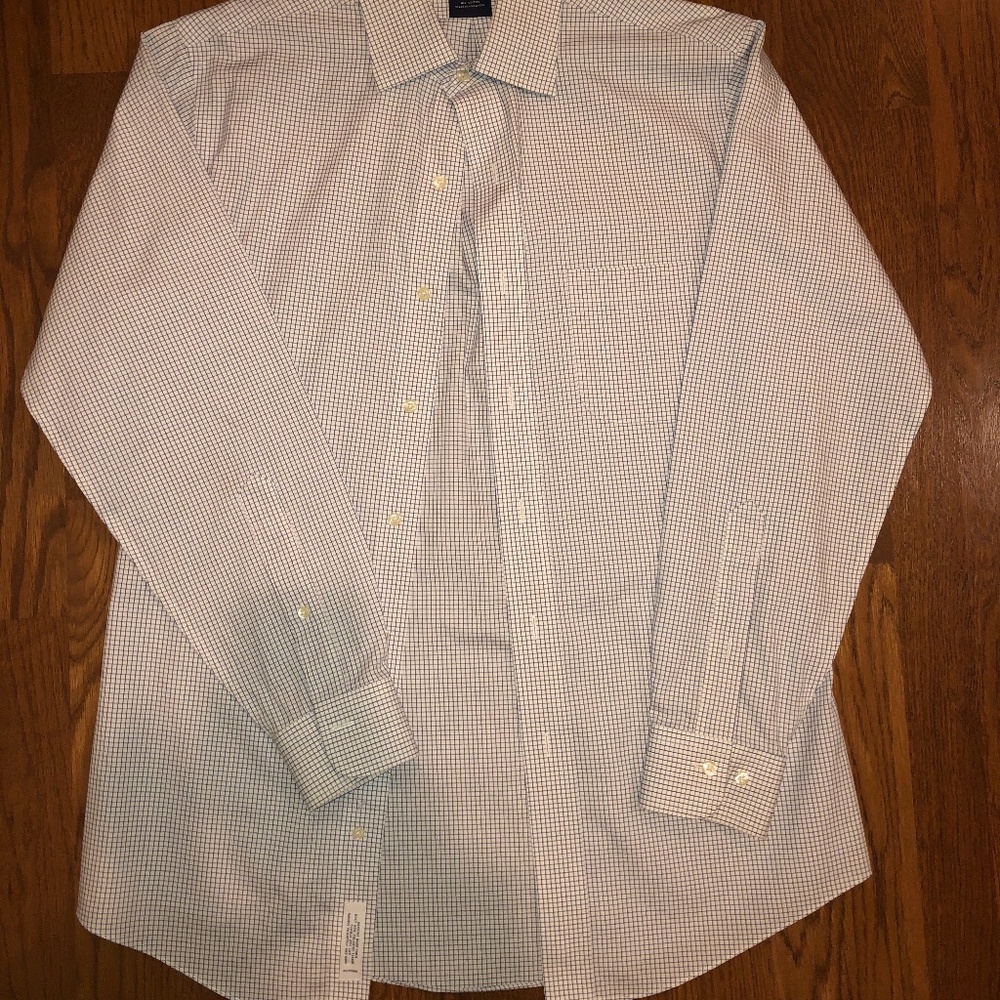 Blue/White Checkered Brooks Brothers Dress Shirt
